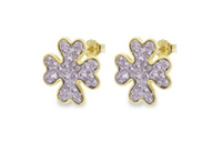 Orecchini Rue des Mille Donna Stardust Double in Argento Zircone ORZ-018 M2 QUAD AU